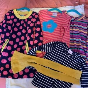 Hanna Andersson set of 3 dresses size 110